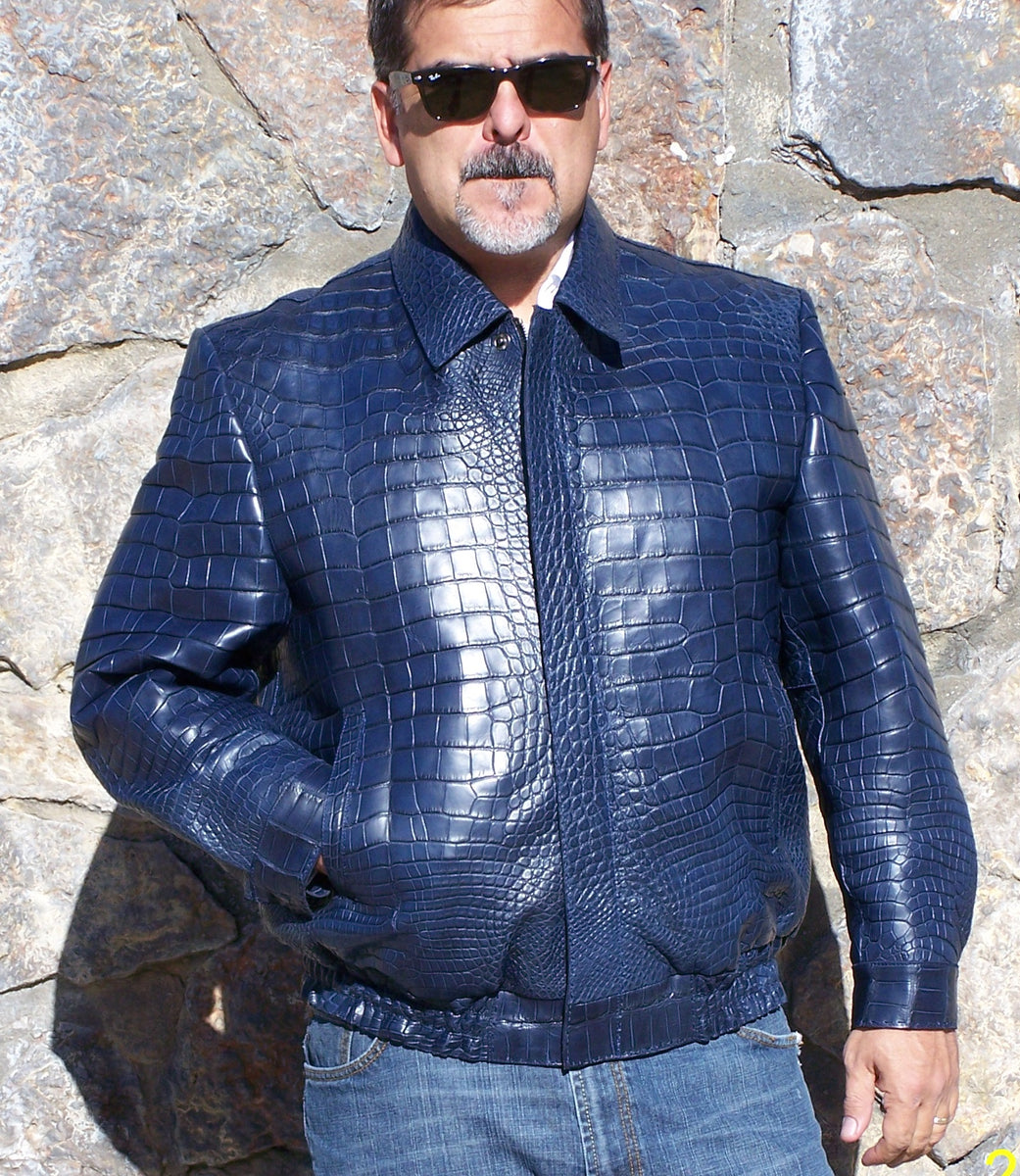 Bernini Beverly Hills Crocodile Jacket